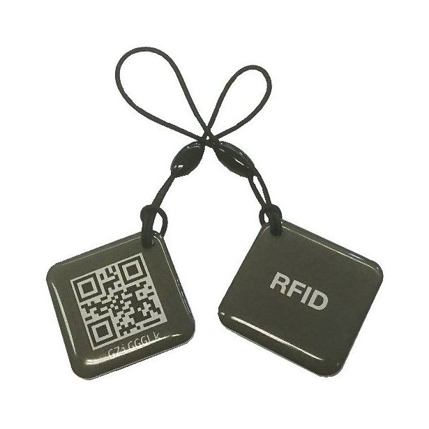 RFID-tunniste Celotron avaimenperä QR-koodein, 2kpl/pkt