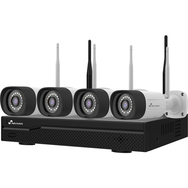 Valvontakamerapaketti Celotron Nivian Professional, 4x3MP kameraa, 16 kanavaa, langaton, yönäkö