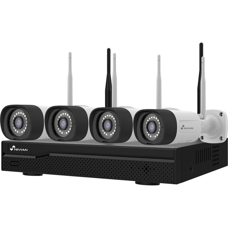 Valvontakamerapaketti Celotron Nivian Professional, 4x3MP kameraa, 10 kanavaa, langaton, yönäkö