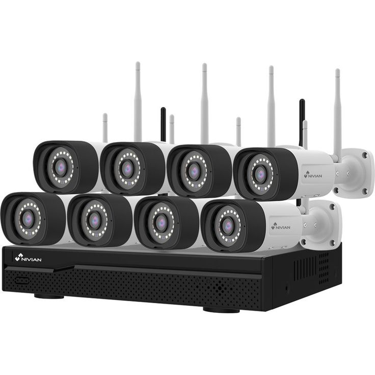 Valvontakamerapaketti Celotron Nivian Professional, 8x3MP kameraa, 16 kanavaa, langaton, yönäkö