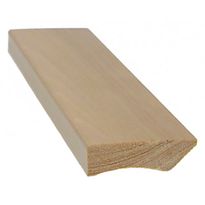 Jalkalista Cent, 12x42x3300mm, mänty, lakattu tumma tammi