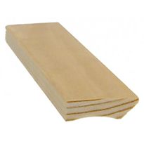 Jalkalista Cent, 12x42x3300mm, mänty, lakattu tammi