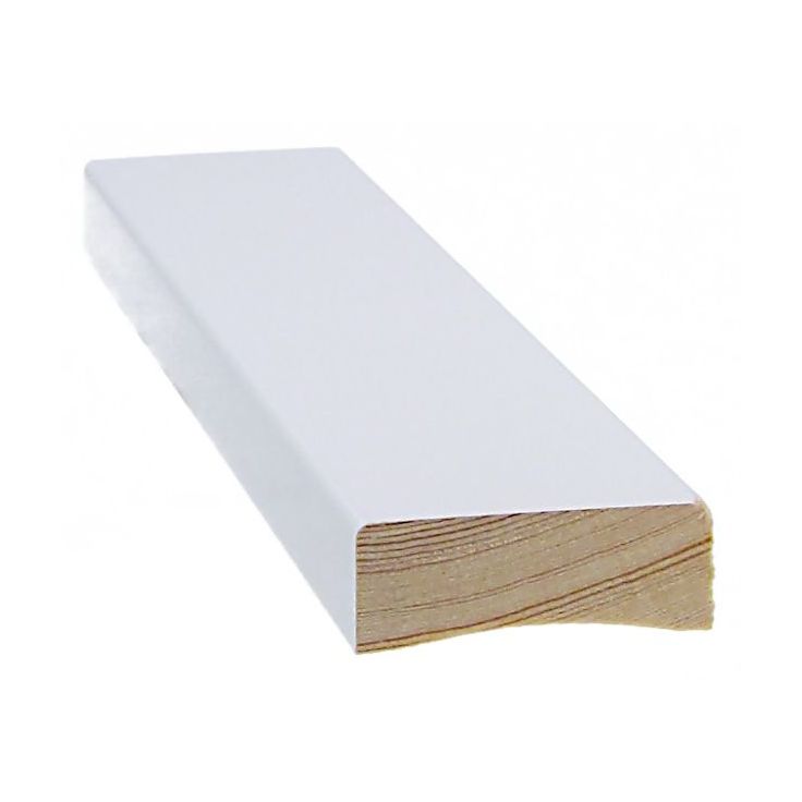 Peitelista Cent, 14x42x2200mm, mänty, valkoinen