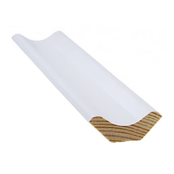 Kattolista Cent, 14x40x3300mm, mänty, valkoinen