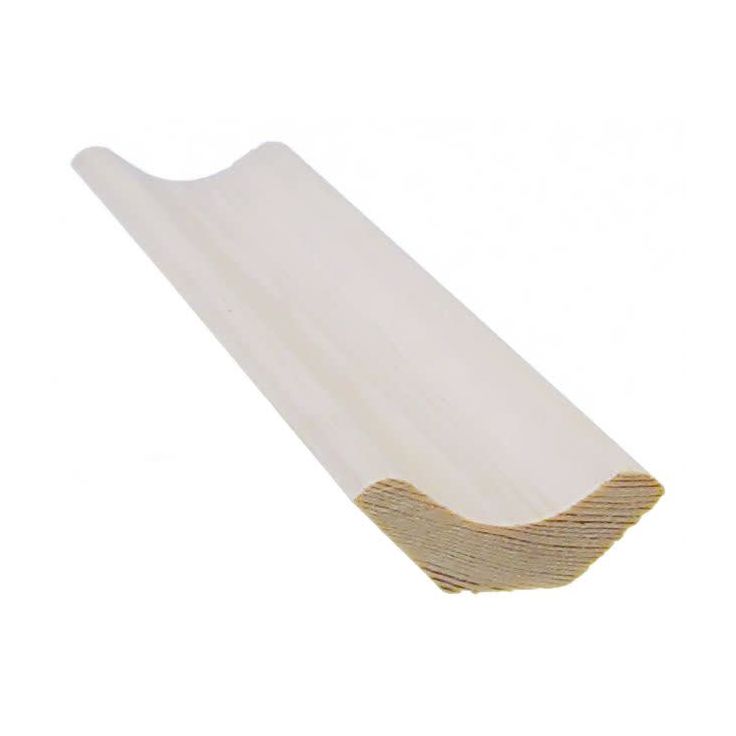 Kattolista Cent, 14x40x3300mm, mänty, valkolakattu