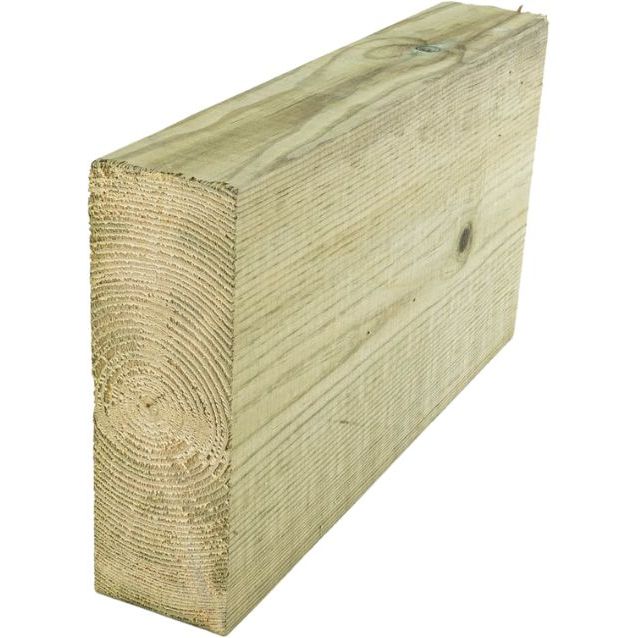 Terassin runkopuu Cent, 48x148x4200mm, kestopuu, A, mänty, painekyllästetty, vihreä