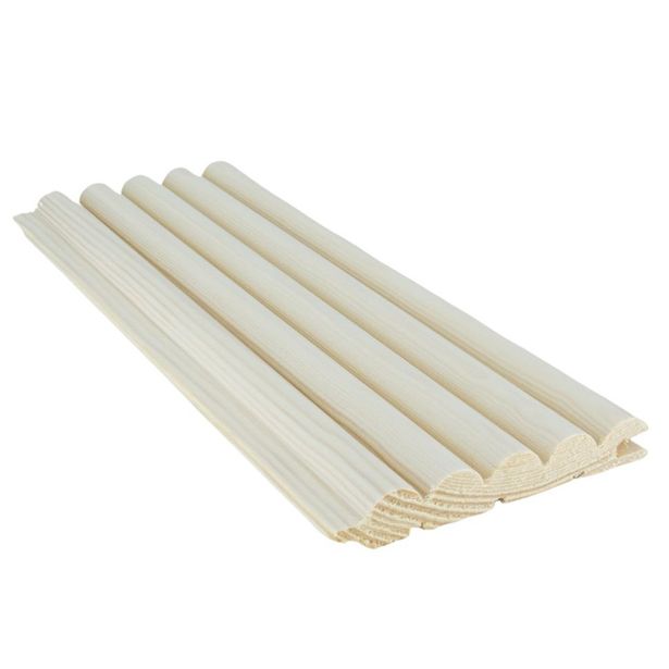 Sormipaneeli Cent 15x95mm, mänty, valkolakattu, eri pituuksia