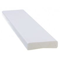 Peitelista Cent, 10x42x2200mm, muovi, valkoinen