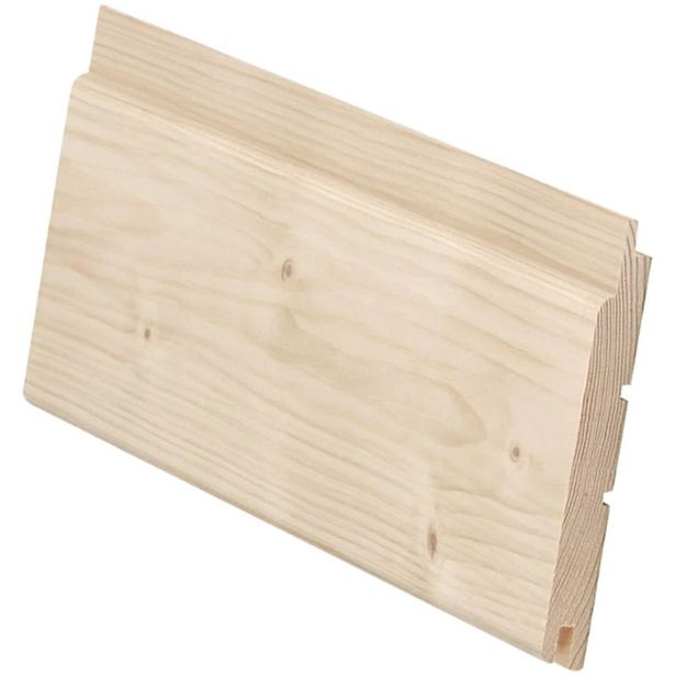 Sisustuspaneeli Cent STP, 15x120x4180mm, mänty, käsittelemätön, päätypontattu
