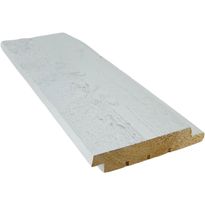 Ulkoverhouspaneeli Cent Raita 23x120x4200mm, 2x maalattu, valkoinen