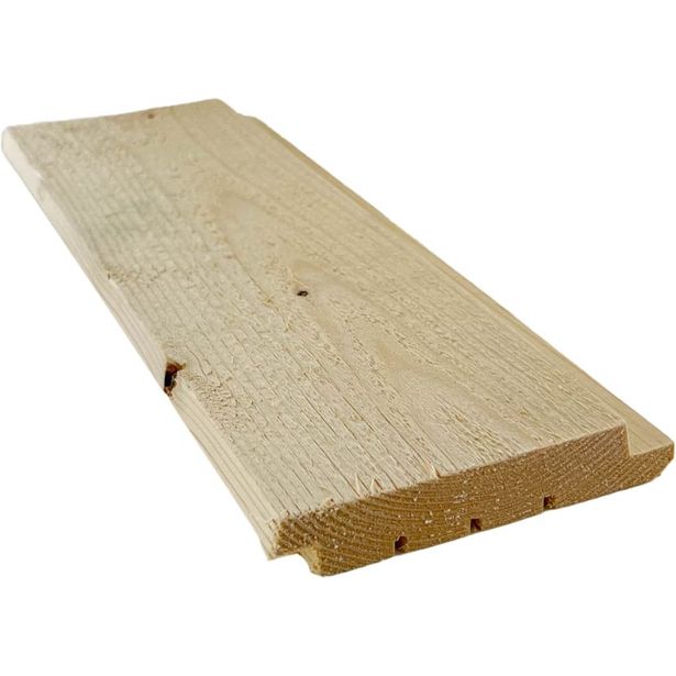 Ulkoverhouspaneeli Cent Raita 23x120x4200mm, kuusi, pohjamaalattu