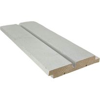 Ulkoverhouspaneeli Cent Raita valeura 23x145x4200mm, 2x maalattu, valkoinen