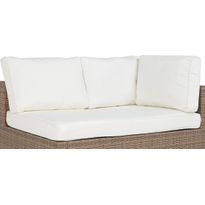 Pehmusteen päällinen Bahamas- päätymoduuliin, valkoinen