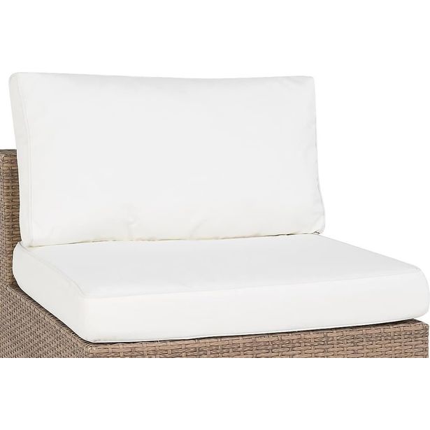 Pehmusteen päällinen Bahamas- keskimoduuliin, valkoinen