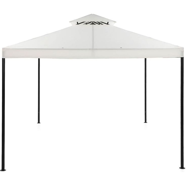 Paviljonki Bermuda 3x4m, luonnonvalkoinen