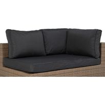 Pehmusteen päällinen Bahamas- päätymoduuliin, tummanharmaa