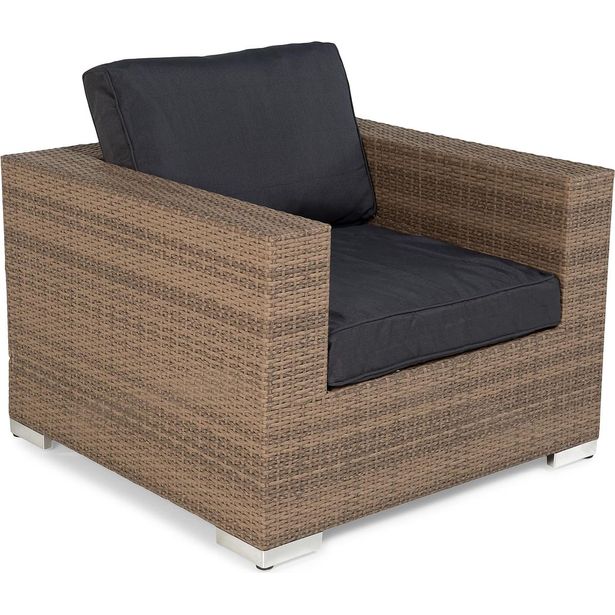 Pehmusteen päällinen Bahamas- nojatuoliin, harmaa