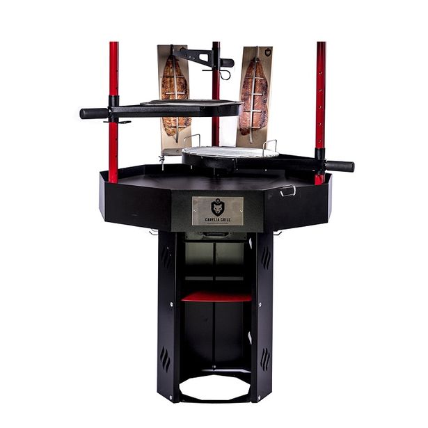 Pihagrilli Carelia Grill® 9K-100, korkea, ilman huuvaa, musta