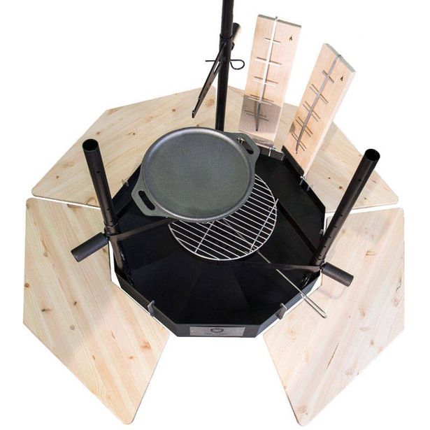 Sivupöytä Carelia Grill® 9K-80 4kpl sarja