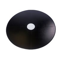 Lattiasuojapelti Carelia Grill®, Ø80cm tulisijoille, Ø180cm, musta