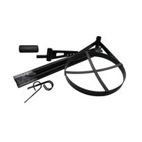 Pystyputki- ja tasosetti Carelia Grill®, 3,5cm putkelle, 3kpl/pkt