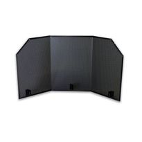 Tuuli- ja kipinäsuoja Carelia Grill® 9K-100, musta
