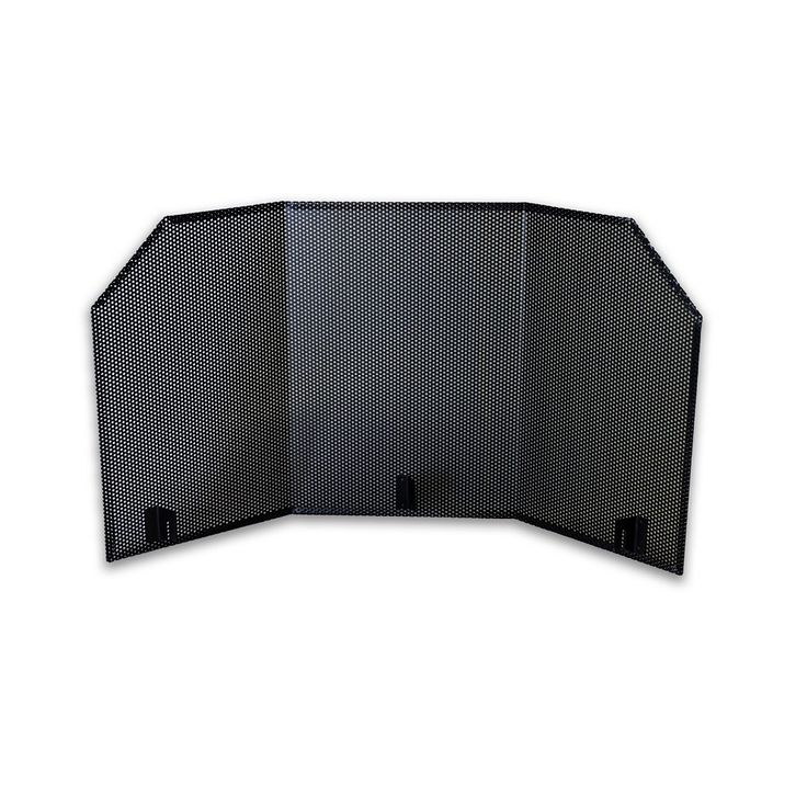 Tuuli- ja kipinäsuoja Carelia Grill® 9K-100, musta