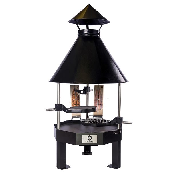 Pihagrilli Carelia Grill® 9K-100 Premium, matala, musta