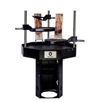 Pihagrilli Carelia Grill® 9K-100 Premium, korkea, ilman huuvaa, musta