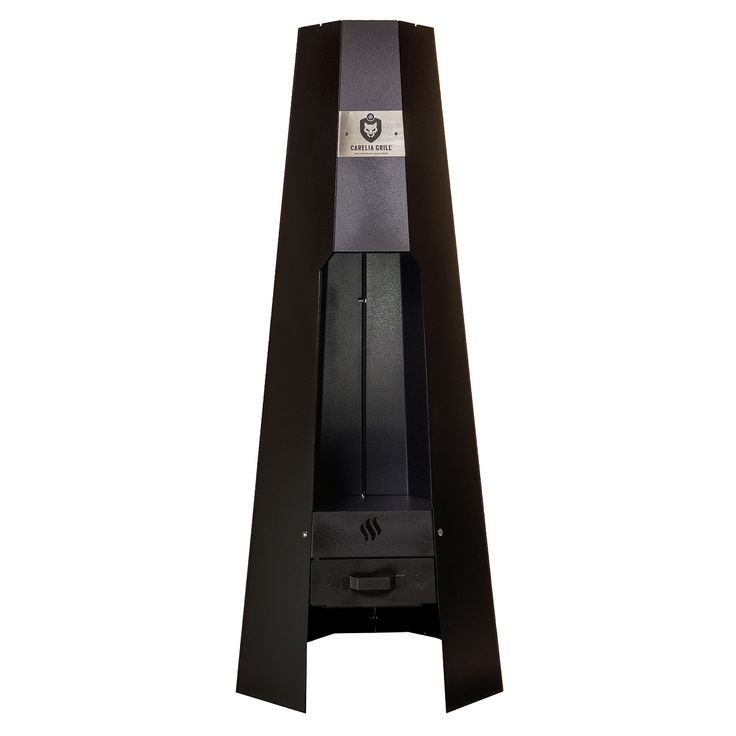 Ulkotulisija Carelia Grill® A-Fire, 1500x600x600mm, musta