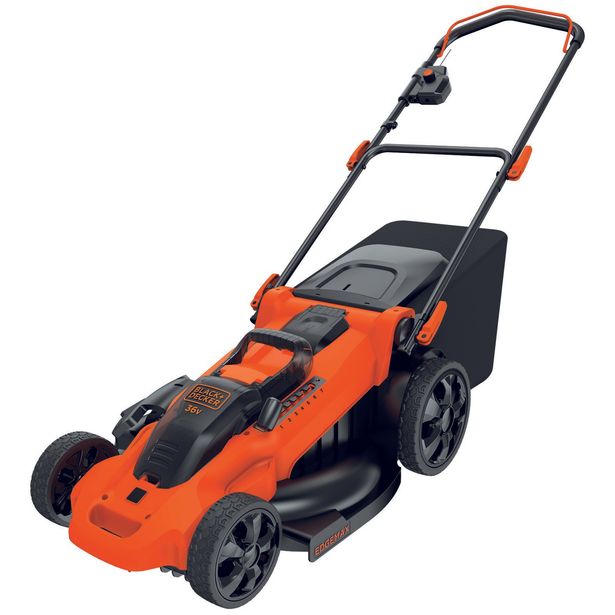 Akkuruohonleikkuri BLACK+DECKER Autosense CLMA4820L2, 690m², 36V, 2x2.0Ah akuilla