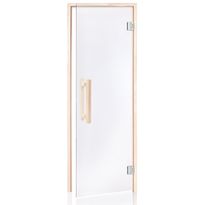 Saunan lasiovi Andres Glass Comfort, haapakarmi, eri kokoja, eri värejä