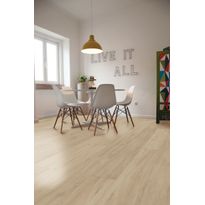 Vinyylikorkkilattia Corkart DP9540, vaalea tammi, 1-sauvainen, harjattu