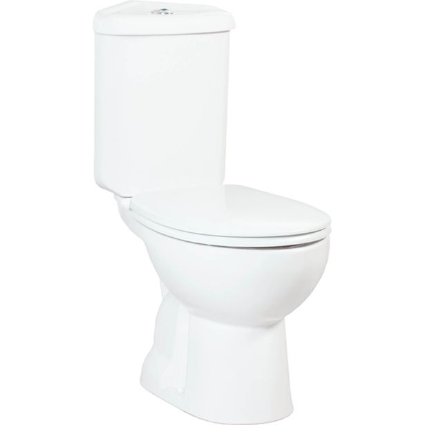 WC-istuin Creavit Corner, soft-close -kannella, kaksoishuuhtelu