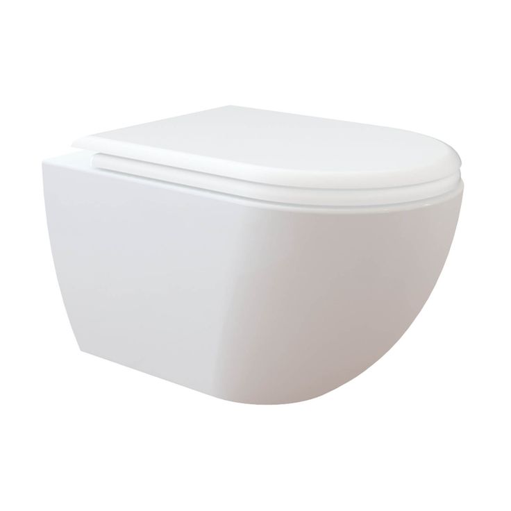 WC-istuin Creavit Free, seinämalli, valkoinen, soft-close kansi, Verkkokaupan poistotuote
