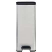 Roska-astia Curver Slim Bin polkimella 40L, 250x393x607mm, hopea/musta