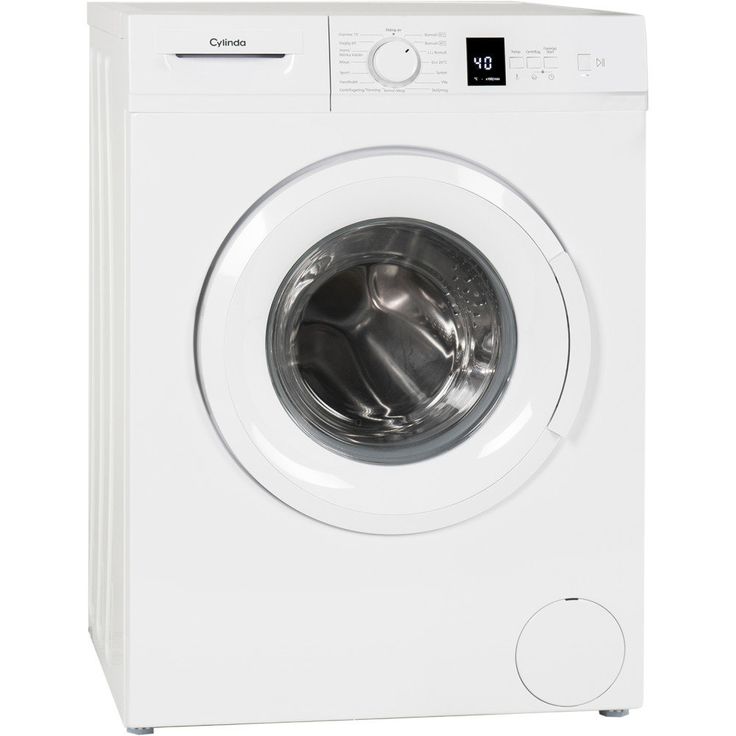 Edestä täytettävä pesukone Cylinda FT 3464D, 6kg