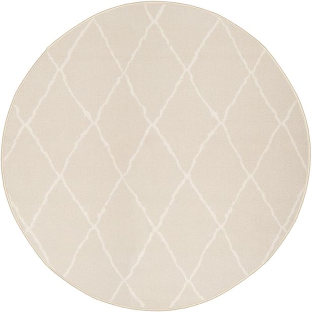 Matto ihankotona Carlos Ø133cm pyöreä beige