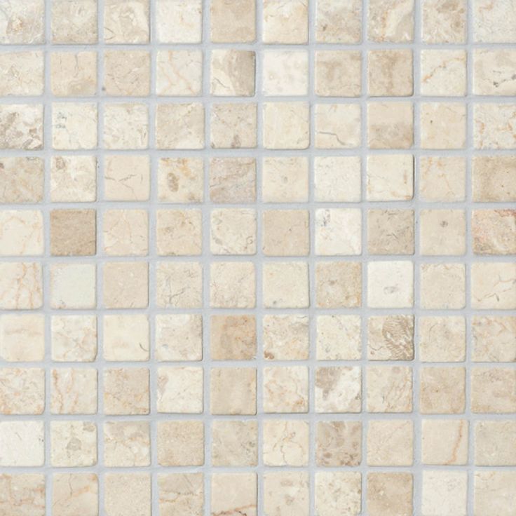 Marmorimosaiikki Qualitystone Square White, verkolla, 30 x 30 mm