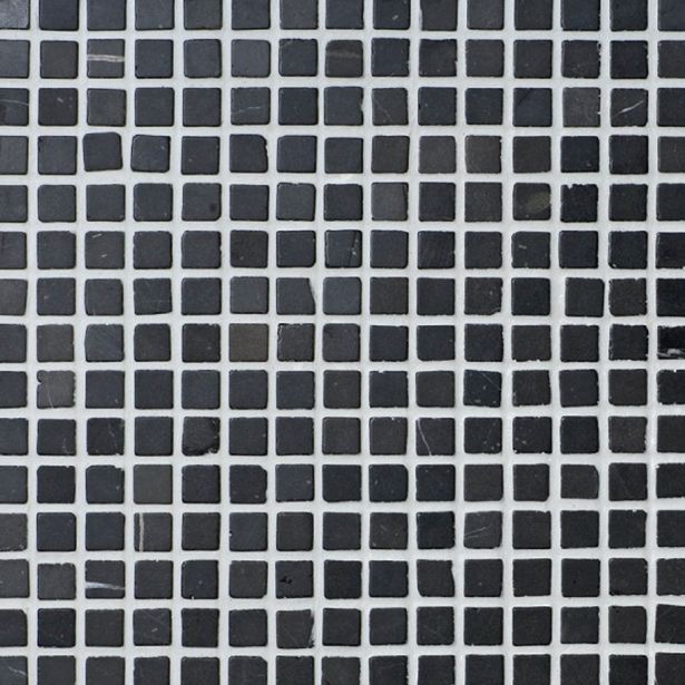 Marmorimosaiikki Qualitystone Square Gray, verkolla, 20 x 20 mm