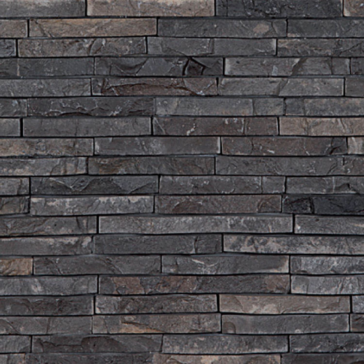 Verhoilukivi Qualitystone Gray, verkolla, 15 x 100 mm