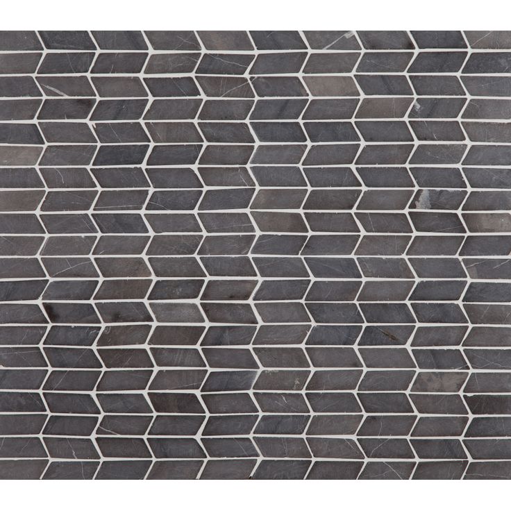 Mosaiikkilaatta Qualitystone Shevron Mini Grey, 25x60mm