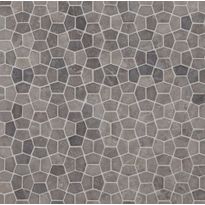 Mosaiikkilaatta Qualitystone Pentagon Mini Light Grey, 30x50mm