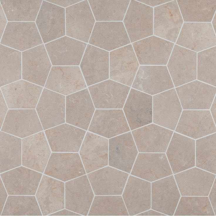 Luonnonkivilaatta Qualitystone Pentagon White, 150x100mm