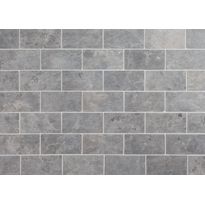Luonnonkivilaatta Qualitystone Light Grey Marble Tile, 100x200mm