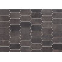Luonnonkivilaatta Qualitystone Picket Grey Marble, 100x200mm