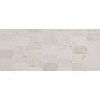 Luonnonkivilaatta Qualitystone Picket White Marble, 100x200mm