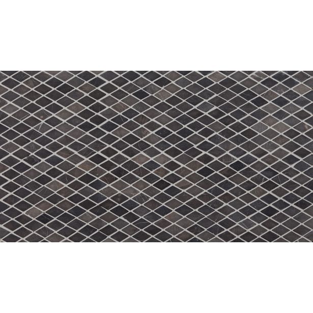 Mosaiikkilaatta Qualitystone Diamond Mini Grey, 35x55mm
