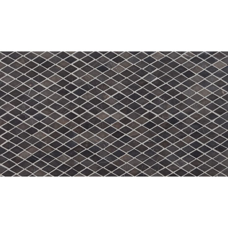 Mosaiikkilaatta Qualitystone Diamond Mini Grey, 35x55mm