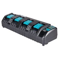 Laturi Makita LXT DC18SF, 14.4-18V, neljälle akulle